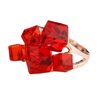 

Ladies Fashion Blue Engagement Rings For Women Luxury Vintage Ring With Stones Pour Les