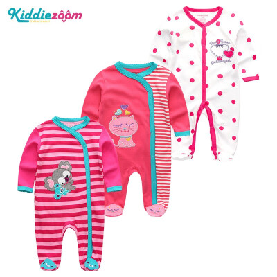 

3PCSLot Childlike novel 0-12M Cotton Baby Rompers Newborn Baby Boys Clothes Bodysuits Baby Girls Clothes Babywear Clothing Sets