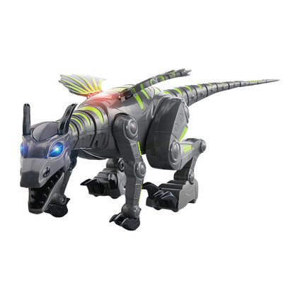 

〖Follure〗Kids Interactive Walking Dinosaur Glowing And Music Childrens EducAtional Toy