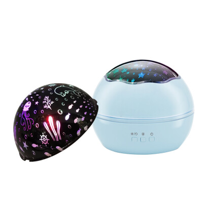 

Night Light Projector 360° Rotating Projector Lamp with Star & Undersea Theme Romantic Star