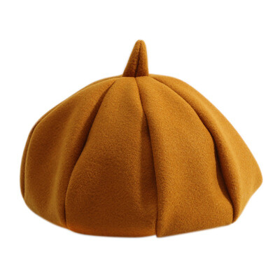 

1pc Baby Kids Girls Beret Hat Warm Winter Autumn Toddler Corduroy Hat Soft Winter Warm Plain Cap 2-5Y New