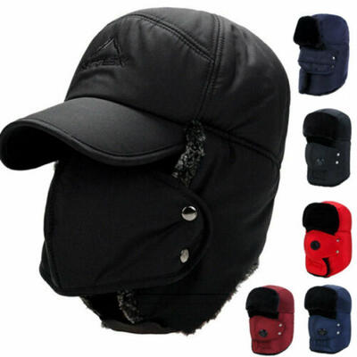 

Men Women Winter Russian Hat Trooper Snow Ski Ushanka Waterproof Warm Hat