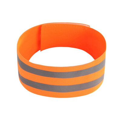 

Single night run 5cm wide double highlight reflective elastic band sports armband bracelet leggings