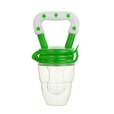 

Dummy FDA Approved Silicone Baby Fresh Fruit Feeder Baby Pacifier Food Feeder with Silicone Pouches