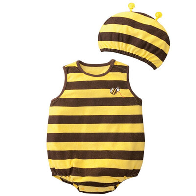 

Cute Baby Clothes Cartoon Baby Boy Girl Rompers Cotton Animal And Fruit Pattern Infant JumpsuitHat Set Newborn Baby Costumes j2