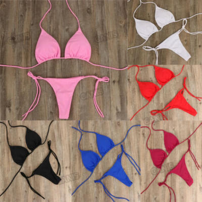 

Sexy Womens Padded Push-up Bra Bikini Set Swimsuit Swimwear Beachwear Bathing