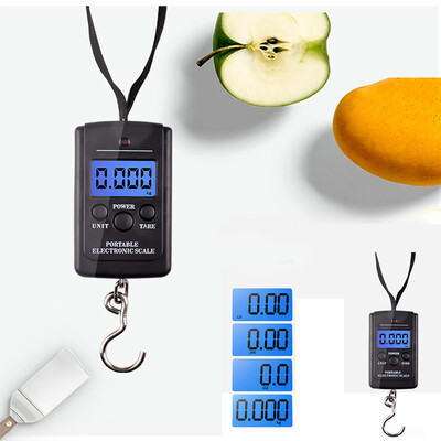

Siaonvr 40kg x 10g Digital Scale for Fishing Luggage Steelyard Hanging Electronic Scale