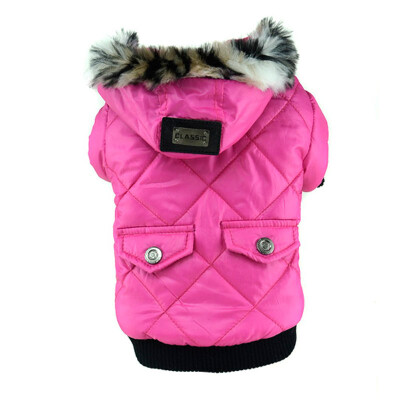 

Winter Pet Dog Clothes Super Warm Soft Fur Hood Jacket For Small Dog Coat Thicker Cotton Hoodies For Chihuahua