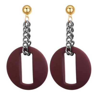 

Statement Drop Earrings for Women - Bohemian Beaded Round Earrings Idea Gift for Mom Sister&Friends