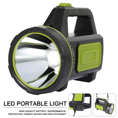 

Durable Flashlight Handheld Headlight Handheld Battery Lamp 2 In 1 LED 200m Floor Lamp