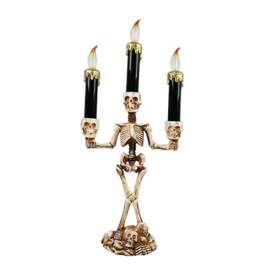

Halloween Three Candle Lights Horror Decorative Pumpkin Shantou Electronic Lights Bar Party Supplies