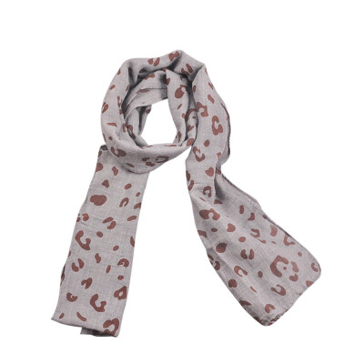 

Autumn Winter Casual Fashion Baby Girl Leopard Scarf Childrens Warm Neckerchief