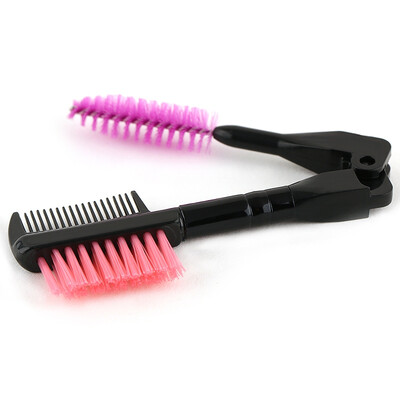 

Foldable Double-end Eyebrow Brush Portable Eyelash Brush Eyebrow Brush Comb Eye Makeup Tool