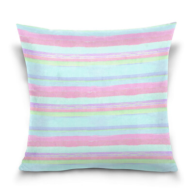 

ALAZA 16 X 16 inch Pillow Case Decorative Cushion Cover Stripped Color Pattern Pillowcase