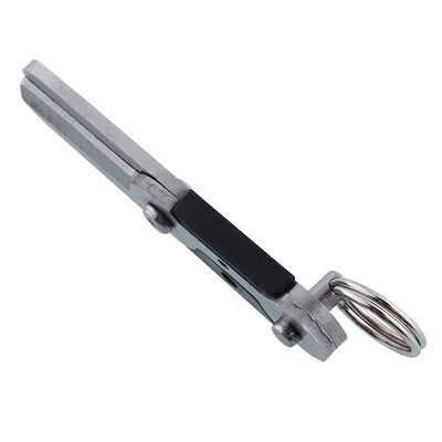 

Outdoor Stainless Steel Keychain Mini Survival Spring EDC Scissors Pocket Tool