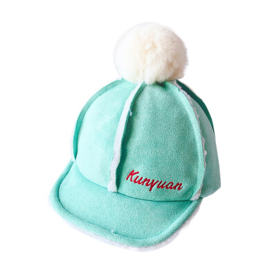 

Winter Boys Girls Caps Letter Printed Baseball Cap Children Tennis Casual Hip Hop Sun Corduroy Caps With Ball Design