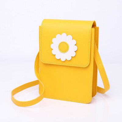 

Tailored Female Bag Diagonal Mobile Phone Bag Shoulder Mobile Phone Bag Sun Flower Bag