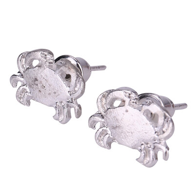 

Crab Stud Earrings For Women Party Daily Wear Jewelry Accessories Zodiac Bijoux Brincos Pendientes