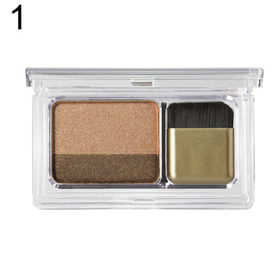 

Shimmers Two Color Eye Shadow Palette Long Lasting Natural Nude Women Eye Makeup