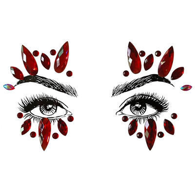 

〖Follure〗Face Gems Adhesive Glitter Jewel Tattoo Wedding Festival Rave Party Body Make Up