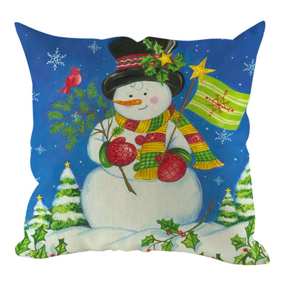 

〖Follure〗Christmas Pillow Cover Pillowcases Decorative Sofa Cushion Cover Home Decoration