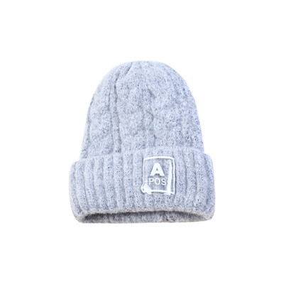 

Winter Hat Toddler Baby Boys Girls Cute Autumn Winter Warm Kids Baby Letter Pattern Hats Wool Hemming Caps