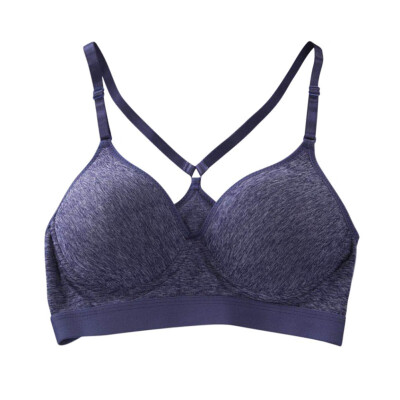 

2018 Summer New Fitness Bra Breathable Bra Workout Push Up Bra For Women Shockproof Brassiere Padded Elastic Tank