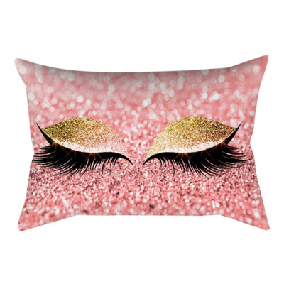 

30x50cm Eyelash Out Soft Velvet Cushion Cover Case Marble Pillow Covers Decorations Sofa House Pillowcase Gift For Living Room