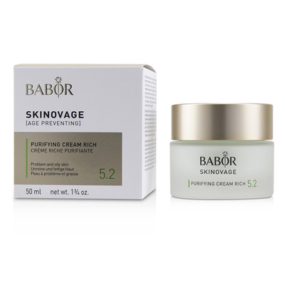 

BABOR - Skinovage Age Preventing Purifying Cream Rich 52 - For Problem & Oily Skin 50ml17oz
