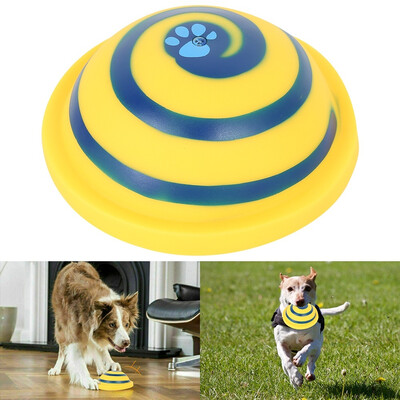 

Squeaky Dog Toy Sounding Disc Pet Dog Toys Soft&Safe Pet Dog Toys Flying Discs