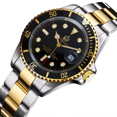 

Men Fashion Luxury Business Casual Wrist Watch Male Stainless Steel Band Sport Quartz Watch