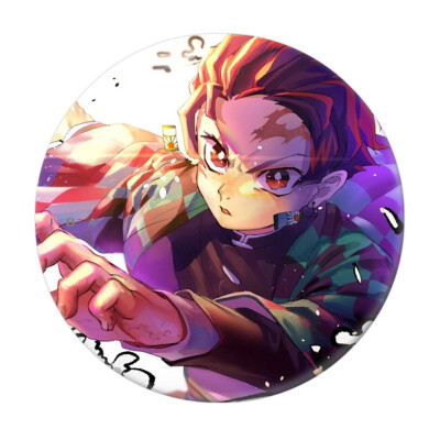 

zhongjiany Anime Demon Slayer Kimetsu no Yaiba Kamado Tanjirou Pin Button Brooch Badge