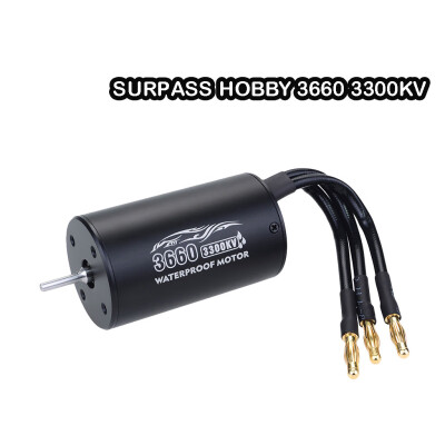 

Tailored SURPASS HOBBY 3660 26003300KV Brushless Waterproof Motor for 110 RC Truck Car