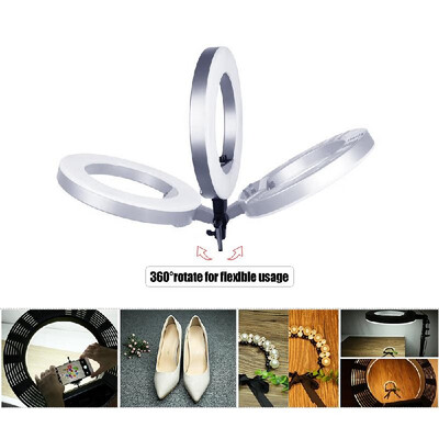 

Andoer 18 Inch LED Video Ring Light Fill-in Lamp Studio Photography Lighting 50W Adjustable Brightness 3200-5500K Color Temperatur