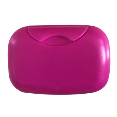 

Portable Soap Dishes Soap Container Bathroom Travel Home Plastic Soap Box With Cover Candy Color