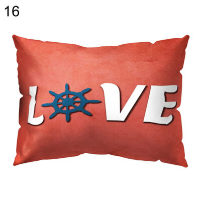 

Love Cat Butterfly Tower Pillow Case Cushion Cover Sofa Bed Car Cafe Hotel Decor