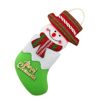 

Tailored 1PC Christmas Small Socks Ornament Hanging Pendant Embellishment Decoration
