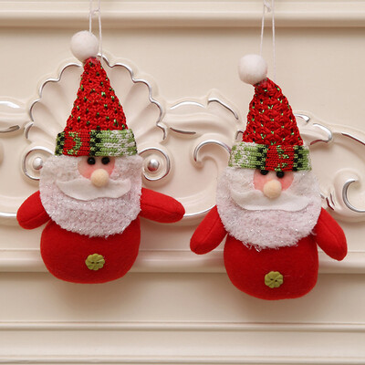 

Siaonvr Christmas Ornaments Gift Santa Claus Snowman Tree Toy Doll Hang Decorations