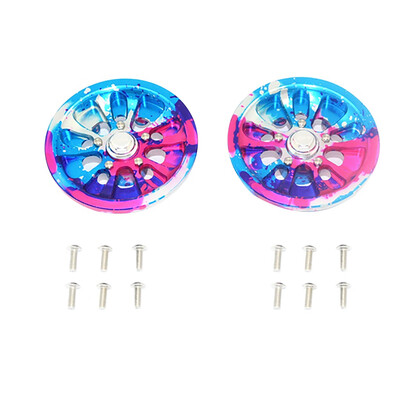 

Tailored 2pcs simulation Metal Alloy Wheel Rim Part For 110-AXIAL SCX10II UMG10 RC Car