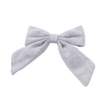 

Casual New Baby Children Girls Hairpin 14 Colors Cloth Cute Sweet High Quality Swallowtail Bowknot Shape Solid Colors Hair Clip