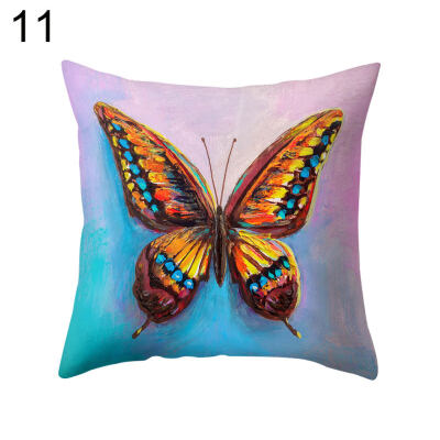 

Multicolor Butterfly Throw Pillow Protector Case Cushion Cover Bedding Articles