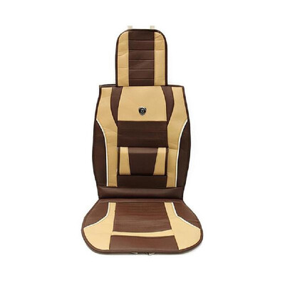 

1PCS Fine Quality Fashion Full Surround Headrest And Waist Pillows Luxury PU Leather Support Pad Universal Car Seat Cover Cushion