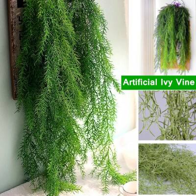 

246PCS Wall Mounted Rattan Hanging Plant Artificial Ivy Wicker Vine Fake Greenery for Home Garden Party Decoration Flowers