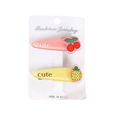 

Girls Hair Clips Cute Fruit Design Hair Pin Set Children Princess Hair Accessories