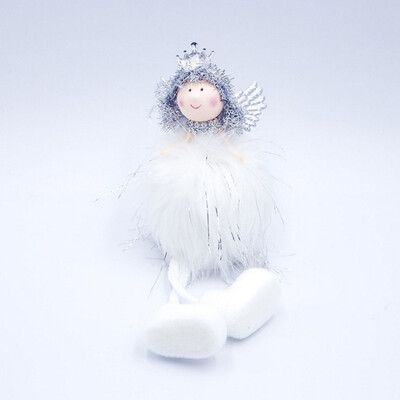 

Gobestart Cloth Plush Santa Doll Ornaments Foam Christmas Snowman Pendant