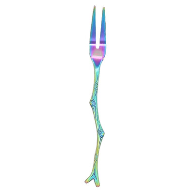 

Creative Stainless Steel Cutlery Rainbow Dinner Knife Fork Spoon Silverware Kitchen Tableware Home Table Decor Supplies