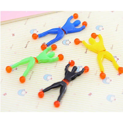 

1 Pc Sticky Wall Climbing Flip Rolling Men Climber Kids Toy Favors