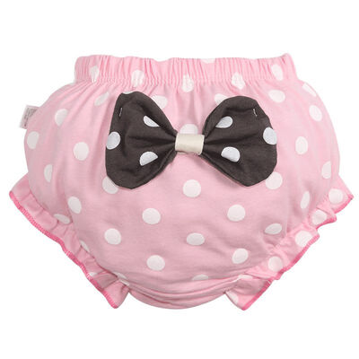 

Kids Girls Underwear Baby Toddler Girl Cotton Cute Breathable Soft Dot Print Underwear Panties Briefs with Bowknot New