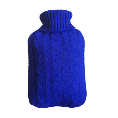 

2000ml Hot Water Bottle Solid Color Knitted Cover Sleeve without Hot Water Bottle