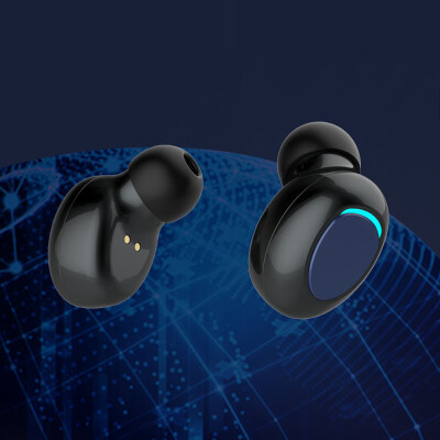 

True Wireless Headphones Bluetooth 50EDR TWS Earbuds with Mic In-ear Stereo Earphones Twins Sports Headset Charging Box Battery